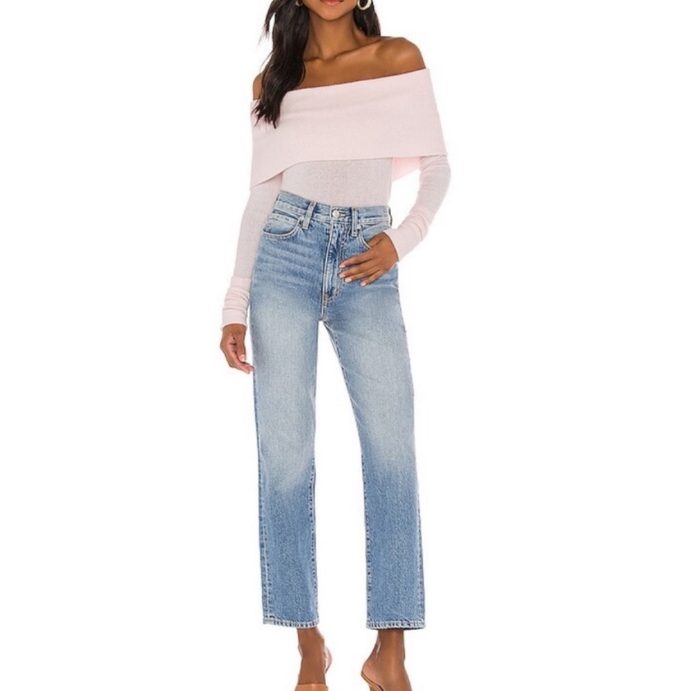 Free people light pink sweater top